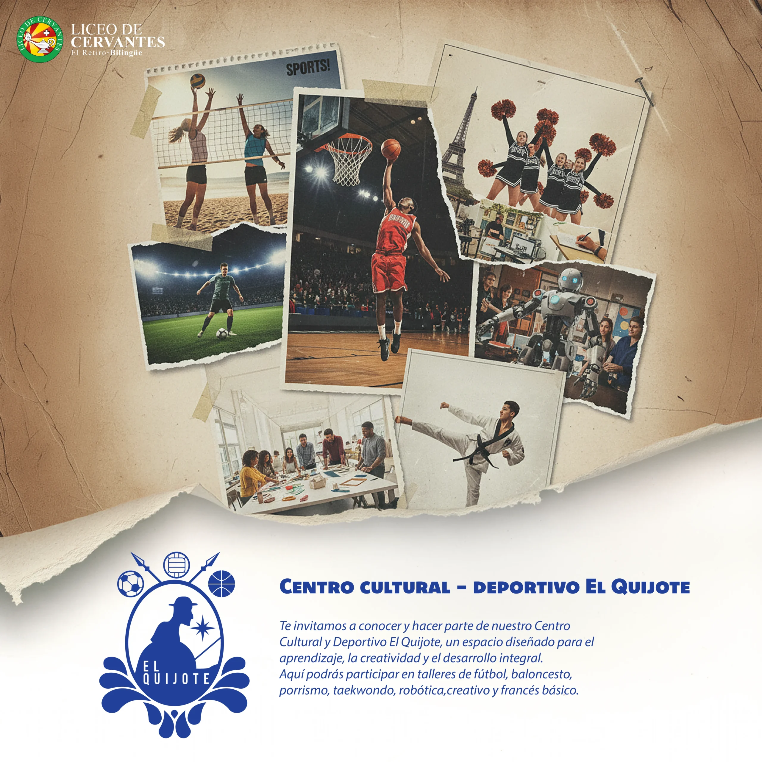 Centro Cultural y Deportivo El Quijote del Liceo de Cervantes El Retiro - Bilingüe de Bogotá
