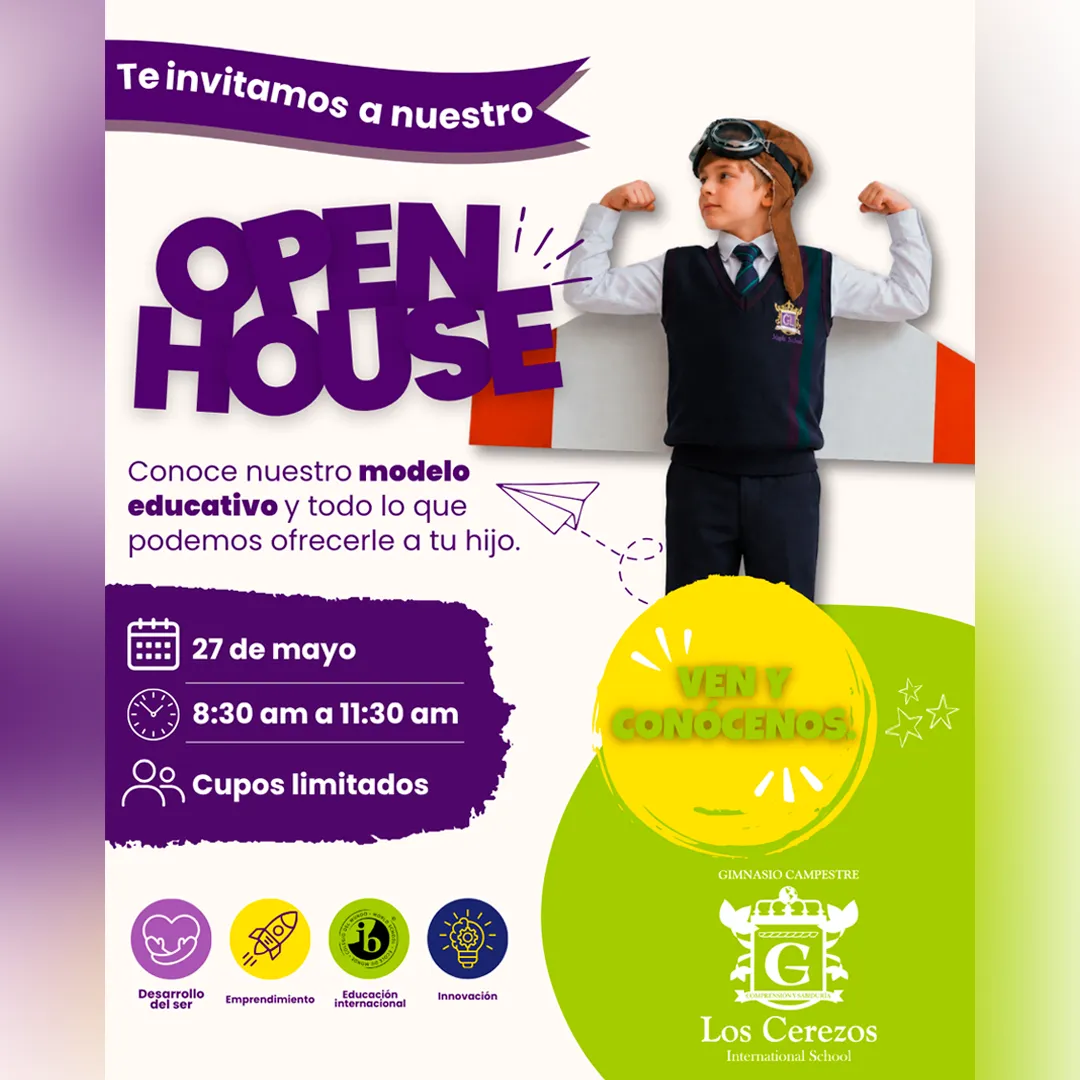 Open House Gimnasio Campestre Los Cerezos de Cajicá: Imagina un lugar donde aprender despierta la imaginación