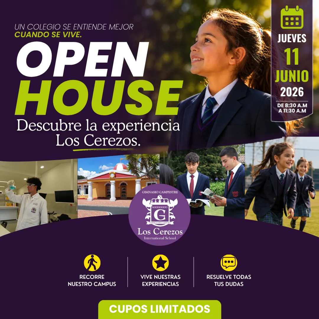 Gimnasio Campestre Los Cerezos Cajicá: Open House el 11 de junio
