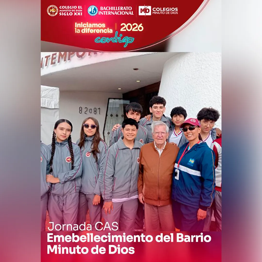 Colegio El Minuto de Dios Siglo XXI de Bogotá: estudiantes lideran voluntariado