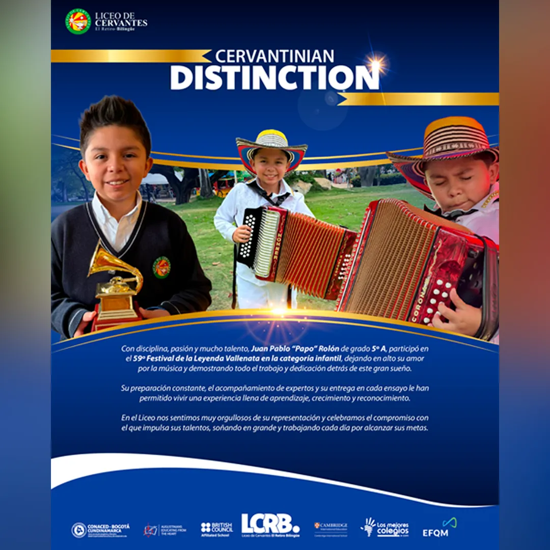 Liceo de Cervantes El Retiro Bilingüe Bogotá: un Latin GRAMMY®
