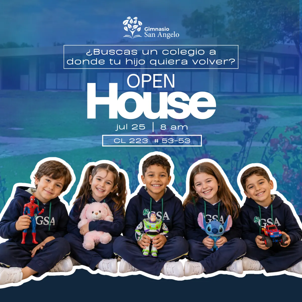 Gimnasio San Angelo Bogotá: Open House para nuevas familias