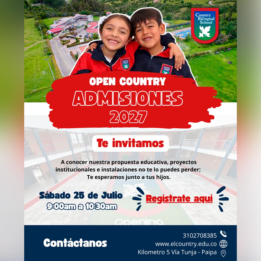 Country Bilingual School Tunja: Open House este 25 de julio
