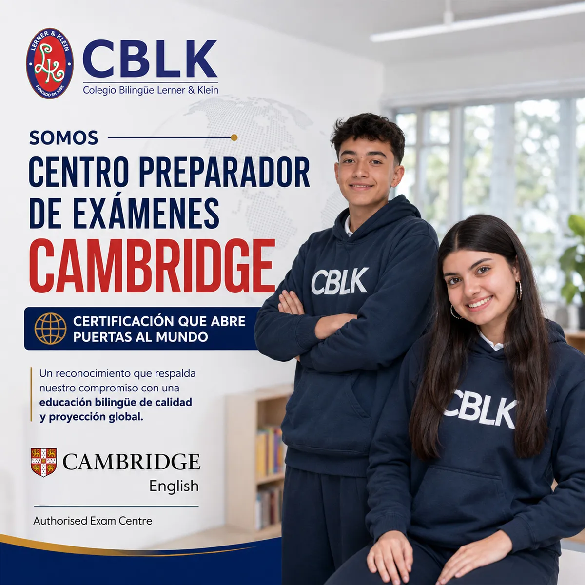 Colegio Bilingüe Lerner & Klein, Tenjo: certificado por Cambridge
