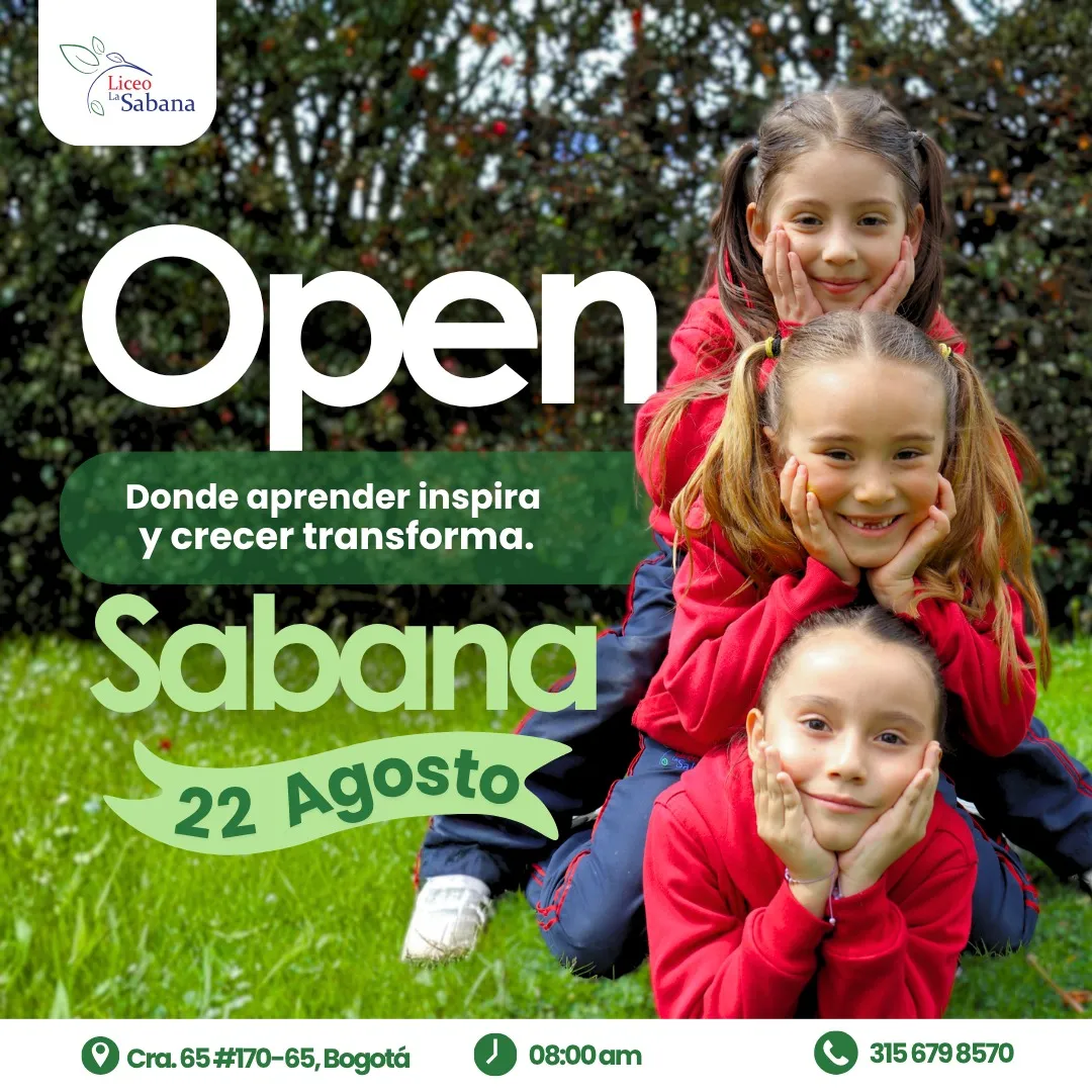 Liceo La Sabana Bogotá: inscríbase a su Open Sabana 2026