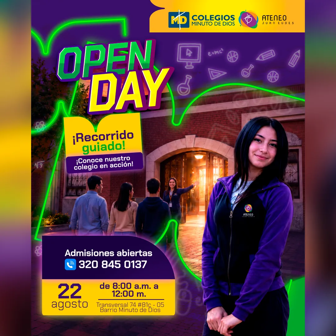 Colegio Ateneo Juan Eudes Bogotá: Open Day el 22 de agosto