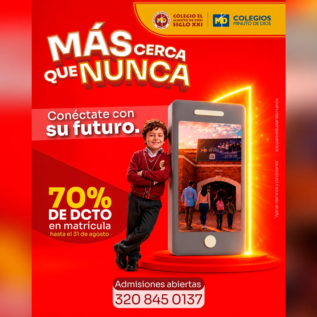Colegio El Minuto de Dios Siglo XXI Bogotá: 70% descuento
