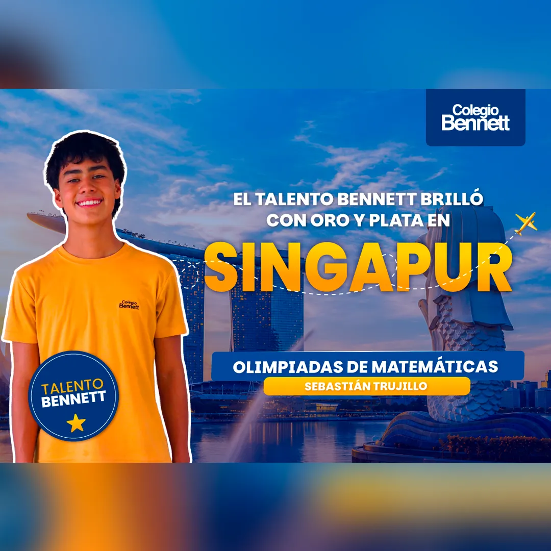 Colegio Bennett Cali, oro y plata en Olimpiadas de Matemáticas  