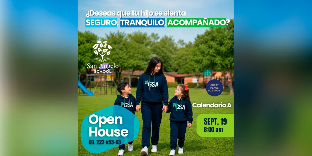 Gimnasio San Angelo Bogotá: Open House 2027, cupos limitado